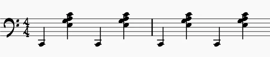 Single Note Bass Down the Octave